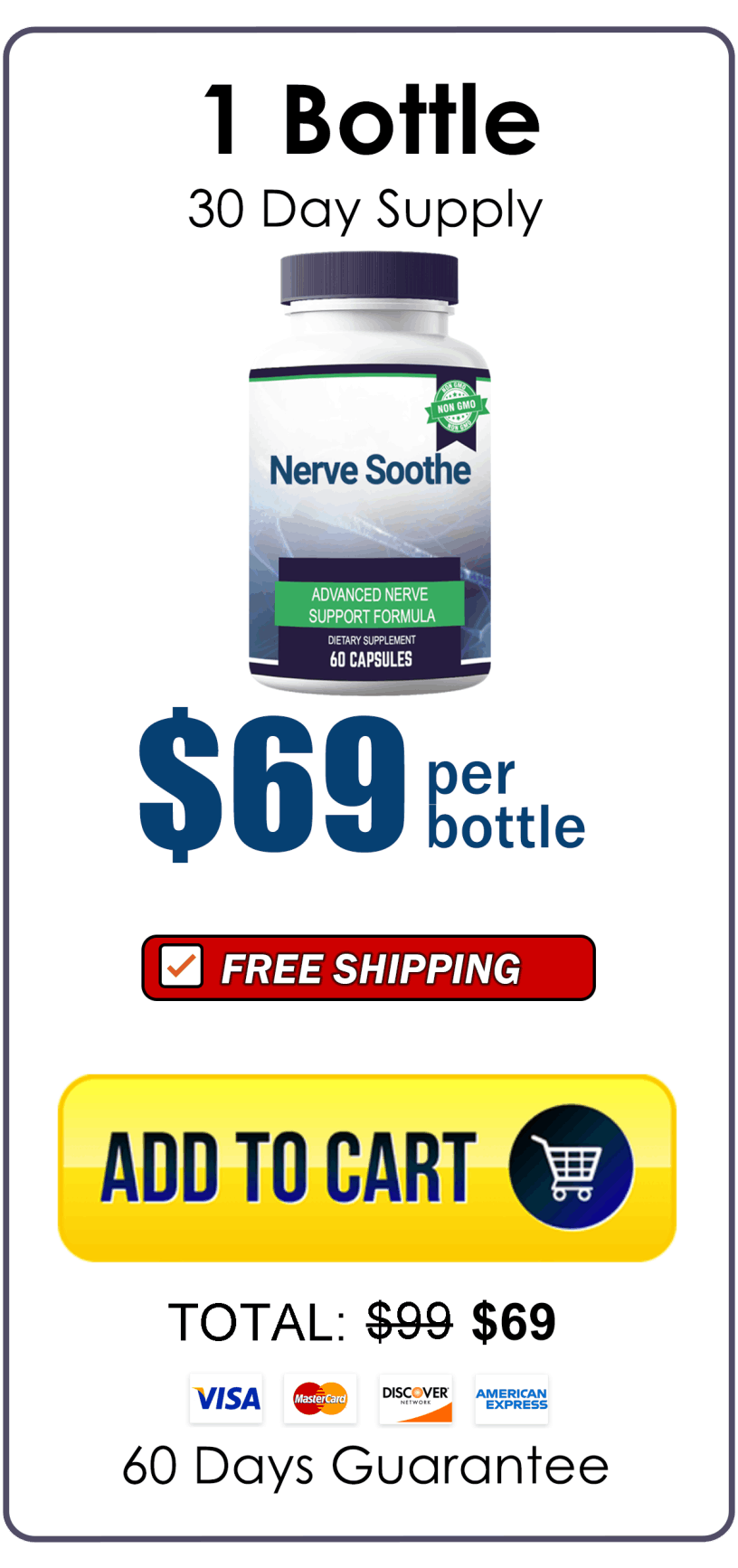Buy Nerve Soothe 1 Bottle